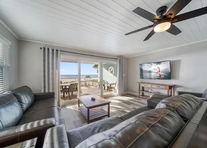 Four Shores Unit 2 Sunset Direct Gulf With Pool And