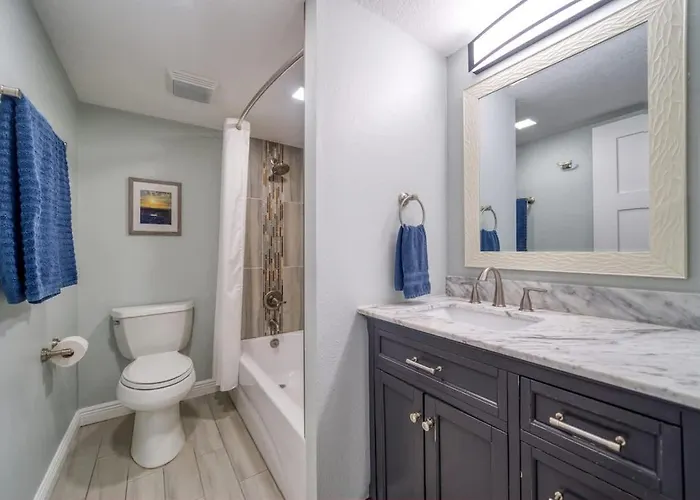 Four Shores Unit 2 Sunset Direct Gulf With Pool And