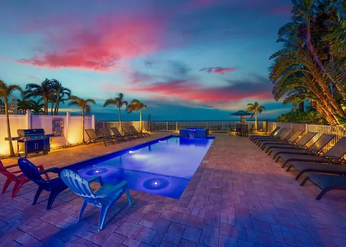 Four Shores Unit 2 Sunset Direct Gulf With Pool And * Clearwater Beach