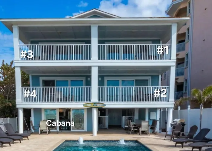 Four Shores Unit 2 Sunset Direct Gulf With Pool And